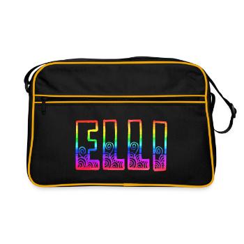 elli rs rainbow - Retro Bag - black/gold - Front