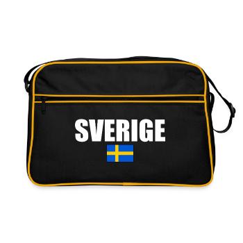 Sverige - Sac Retro - noir/or - Devant
