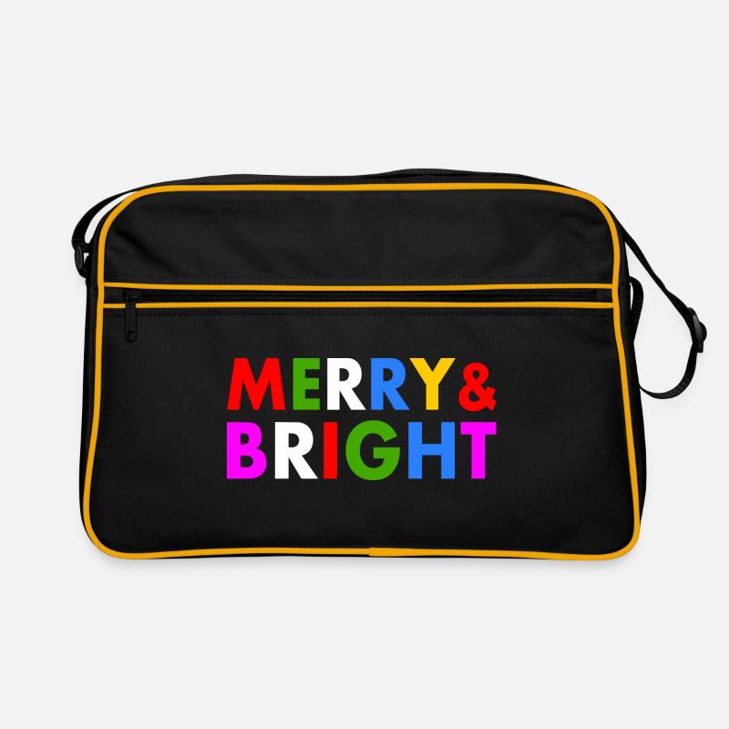Merry and bright Retro Tasche