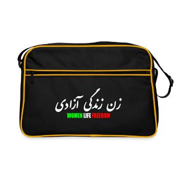 Women life freedom - Sac Retro - noir/or - Devant