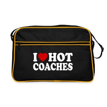 I love hot coaches - Sac Retro - noir/or - Devant