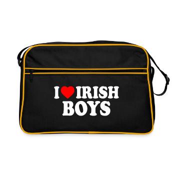 I love irish boys - Sac Retro - noir/or - Devant
