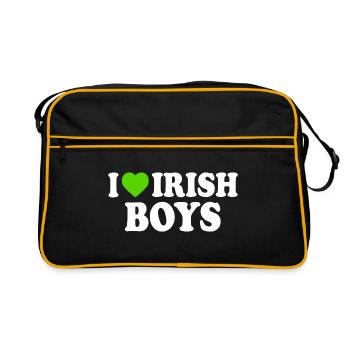 I love irish boys - Sac Retro - noir/or - Devant