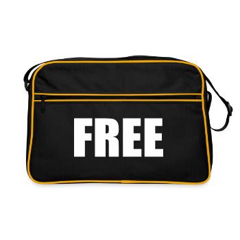 Free - Retro Bag - black/gold - Front