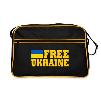 Free ukraine - Sac Retro - noir/or - Devant