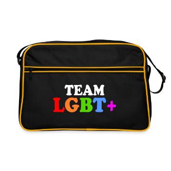 Lgbt - Sac Retro - noir/or - Devant