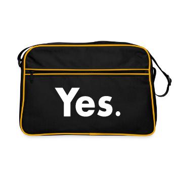 Yes - Sac Retro - noir/or - Devant