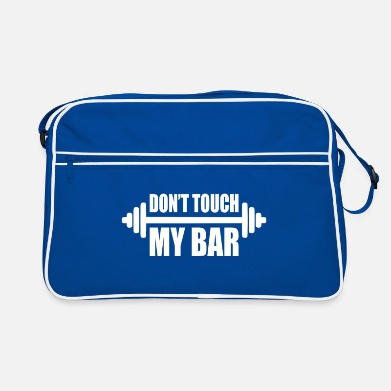 dont touch my bar Retro Bag