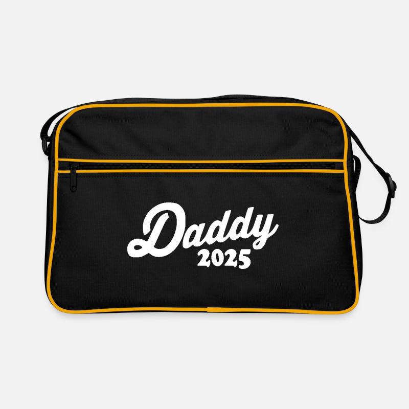 Daddy 2025 - Retro Tasche - Schwarz/Gold