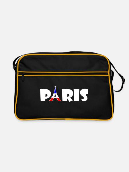 Paris - Sac Retro - noir/or - Devant