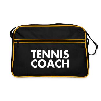 Tennis coach - Sac Retro - noir/or - Devant