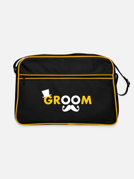 Groom - Sac Retro - noir/or - Devant