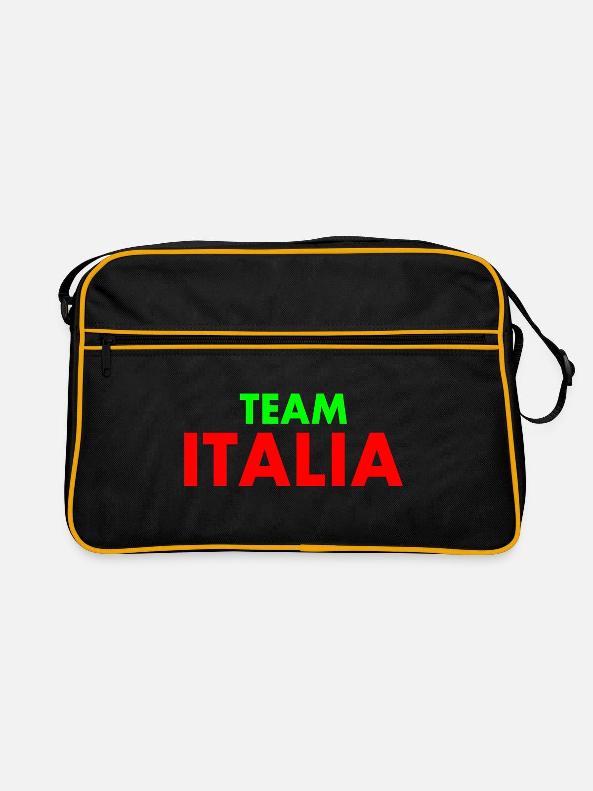 Italy - Retro Bag - black/gold - Front