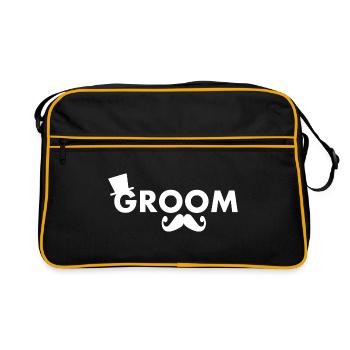 Groom - Sac Retro - noir/or - Devant