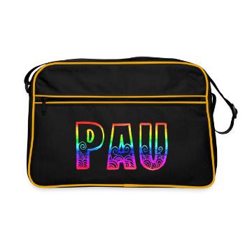 Pau rs Arc-en-ciel - Sac Retro - noir/or - Devant