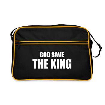 god save the king - Sac Retro - noir/or - Devant