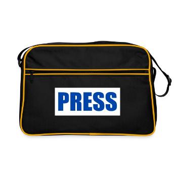 Press - Retro Bag - black/gold - Front