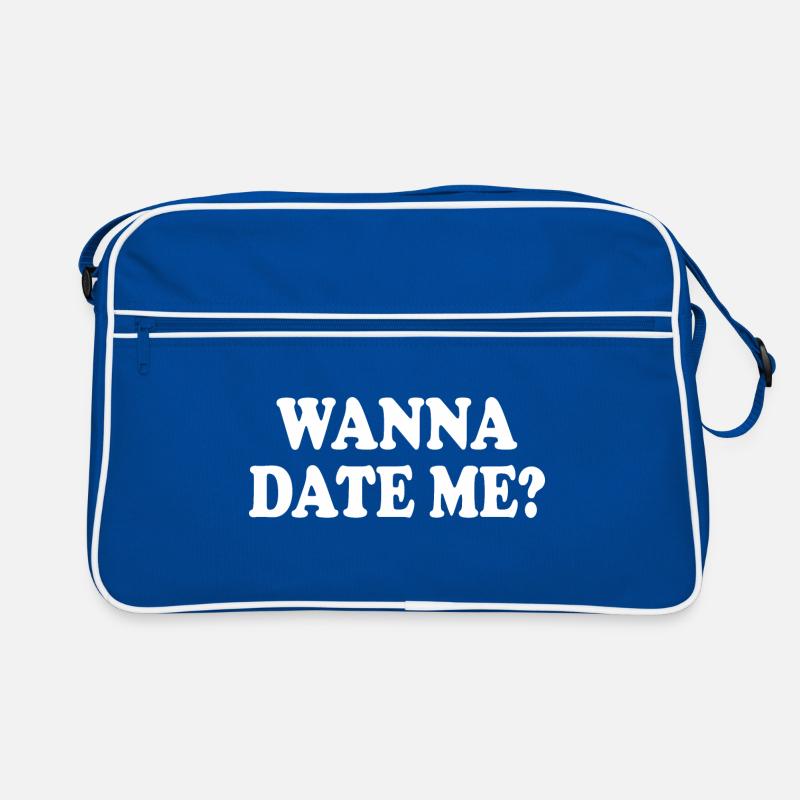 wanna date me Retro Bag