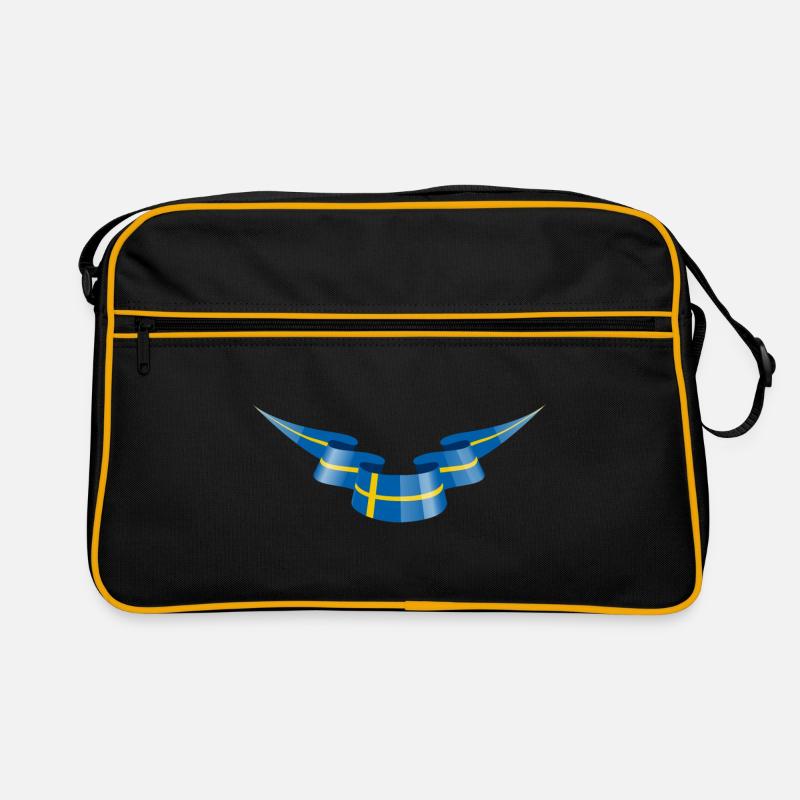 Sweden flag banner Retro Bag