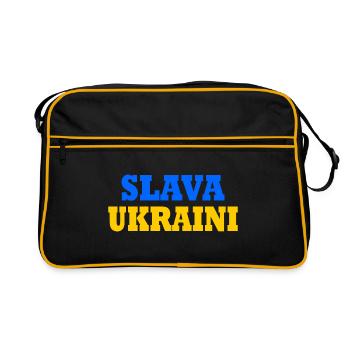 Slava ukraini - Retro Bag - black/gold - Front