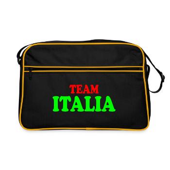 Team italia - Sac Retro - noir/or - Devant