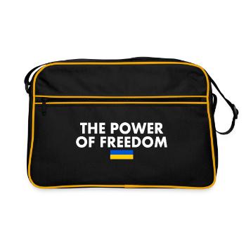 The power of freedom - Sac Retro - noir/or - Devant