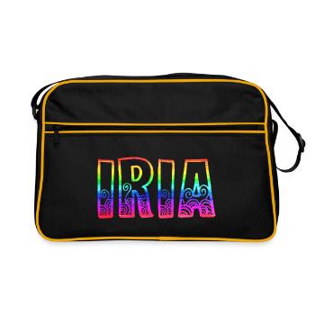 iria rs arc-en-ciel - Sac Retro - noir/or - Devant