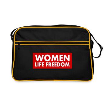 Women life freedom - Sac Retro - noir/or - Devant