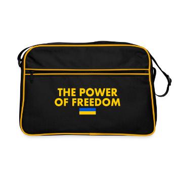 The power of freedom - Sac Retro - noir/or - Devant
