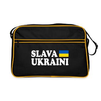 Slava ukraini - Sac Retro - noir/or - Devant