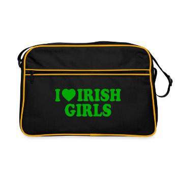 I love irish girls - Sac Retro - noir/or - Devant