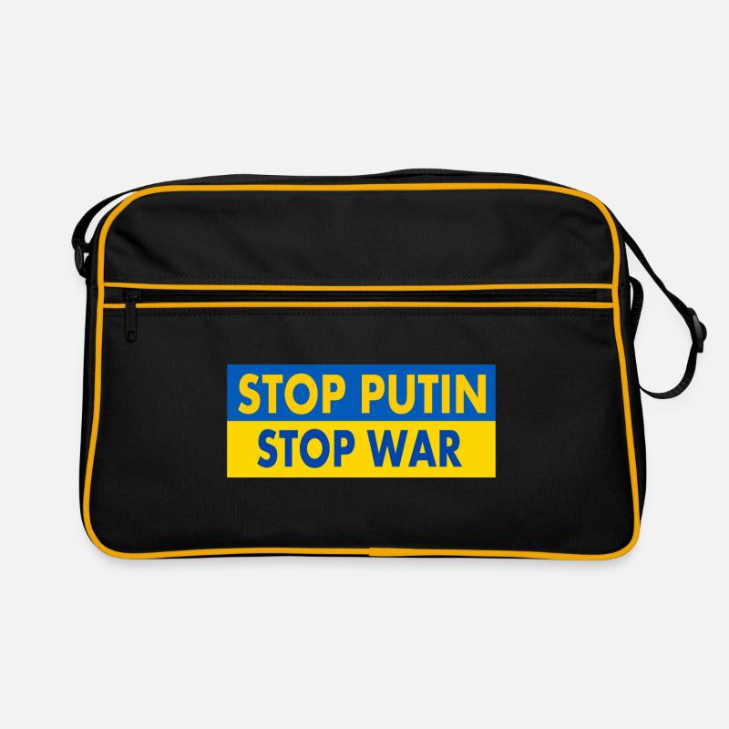 Stop war Retro Tasche