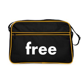 Free - Retro Bag - black/gold - Front