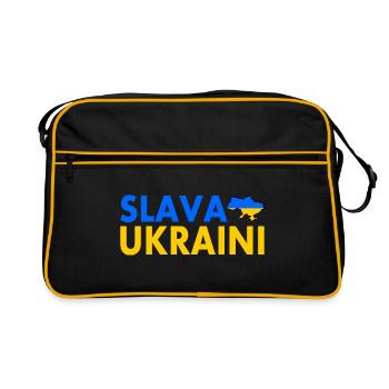 Slava ukraini - Sac Retro - noir/or - Devant