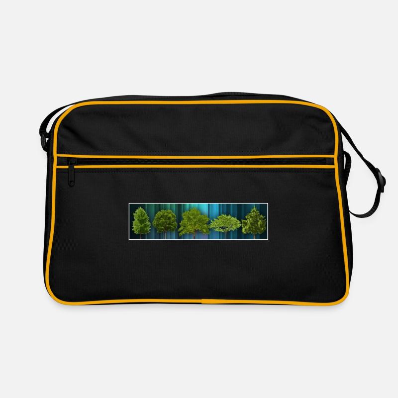 different trees Retro Bag