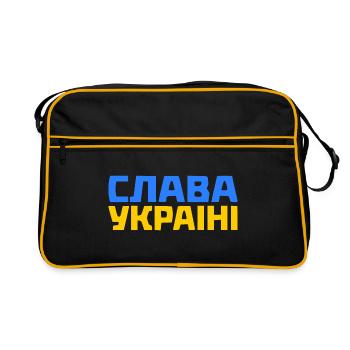 Slava ukraini - Sac Retro - noir/or - Devant