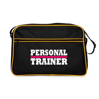 Personal trainer - Sac Retro - noir/or - Devant