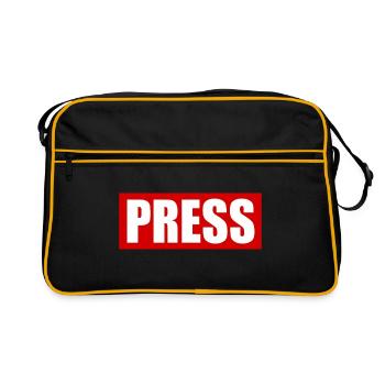 Press - Retro Bag - black/gold - Front