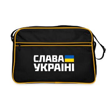 Slava ukraini - Sac Retro - noir/or - Devant
