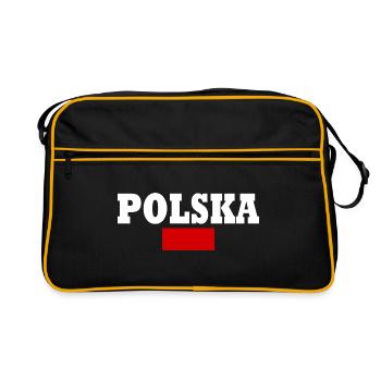 Pologne - Sac Retro - noir/or - Devant