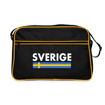 Sverige - Sac Retro - noir/or - Devant