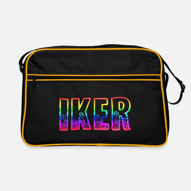 iker rs regenbogen Retro Tasche