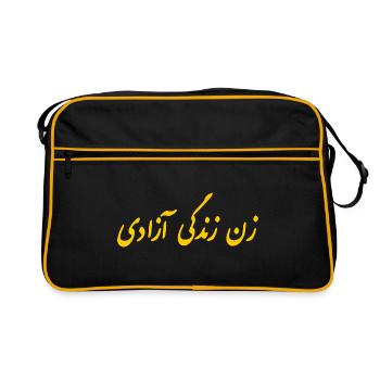 Women life freedom - Sac Retro - noir/or - Devant