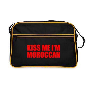 Kiss me im moroccan - Sac Retro - noir/or - Devant