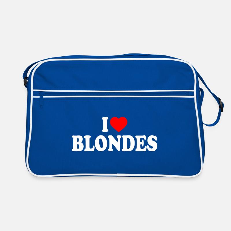 I love blondes Retro Tasche