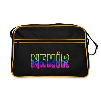 Nehir RS Arc-en-ciel - Sac Retro - noir/or - Devant