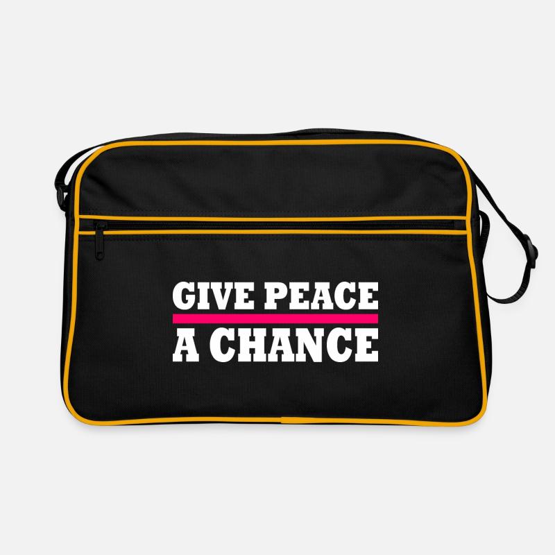 Give peace a chance Sac Retro