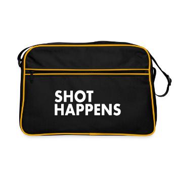 Shot happens - Sac Retro - noir/or - Devant