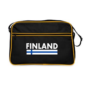 Finlande - Sac Retro - noir/or - Devant