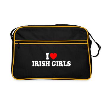I love irish girls - Sac Retro - noir/or - Devant